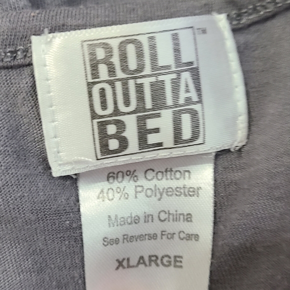 Roll Outta Bed Woman's Sleeper Tanktop, Size: XL Color: Grey - Picture 7 of 14